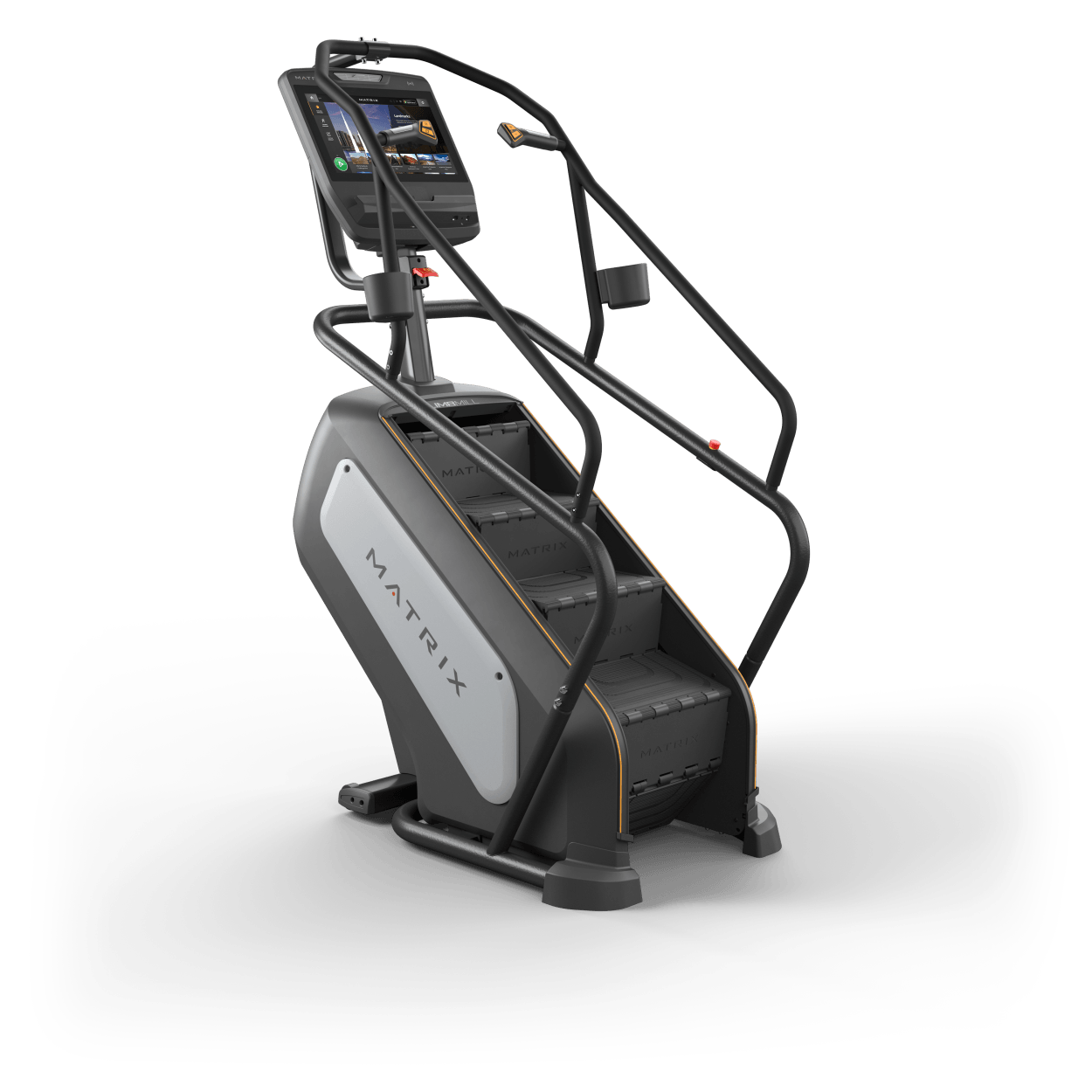 Endurance ClimbMill w/TouchXL Console (22" WiFi-enabled class capacitive Touchscreen LCD), 10" step depth, 8" step height, 14" step-on height, 400 lbs. max weight capacity. (DELIVERY SITE SURVEY REQUIRED) Sales into Medical markets in U.S. only (active aging, indep. living, hospital affil., PT, Chiro, Asst. Living, LTC). No sales into Fitness markets. (DROP SHIP ONLY)