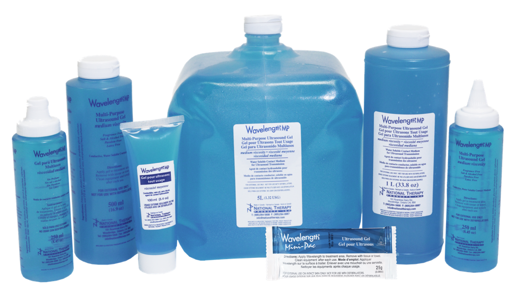 Wavelength Ultrasound Gel, Blue, 500ml, Bottle, 12/cs