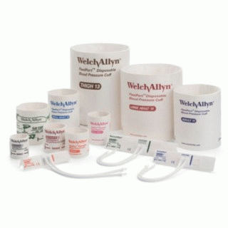 Blood Pressure Cuff, Neonate 4, 2 Tube, Luer Slip Connector, Disposable, 10/bx (US Only)