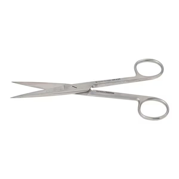 Operating Scissors Straight 6-1/2" German Stainless Steel Ea (100-4104)