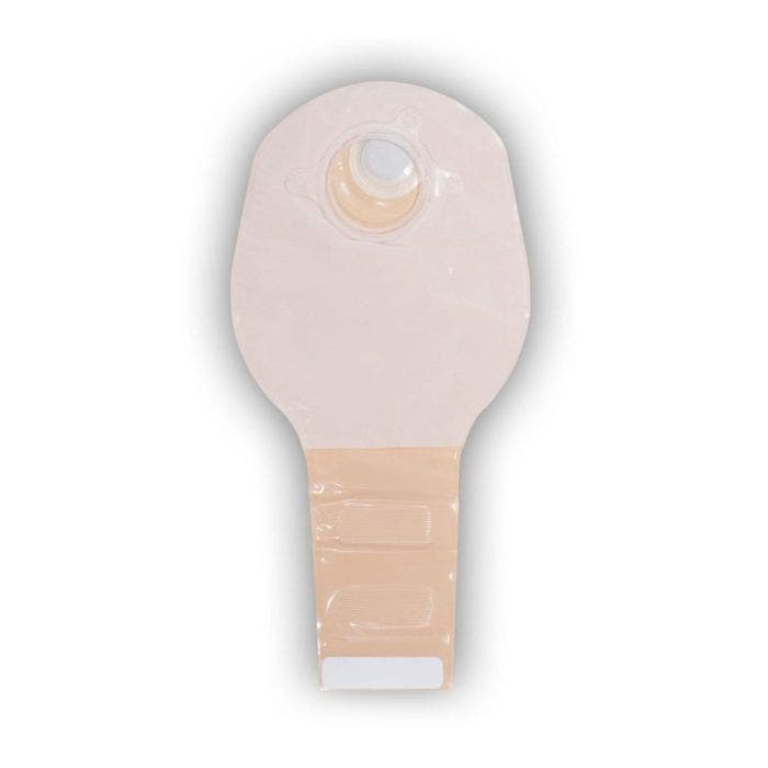 Drainable Pouch, 2-Piece, 10", 2-Sided Comfort Panel, Tail Clip, Opaque, 1 1/4" Flange, 10/bx (Continental US Only)