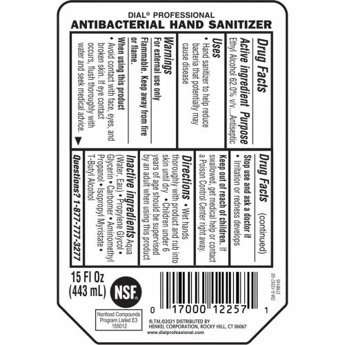 Pouch Refill, Hand Sanitizer Gel, 15 oz, 6/cs (Conversion Kit Required) (Item is considered HAZMAT and cannot ship via Air or to AK, GU, HI, MP, PR, VI)