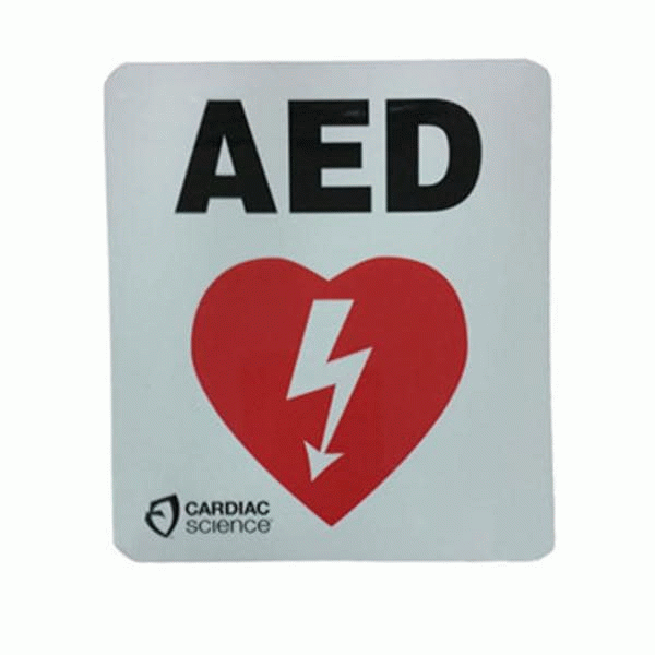 Powerheart AED Decal