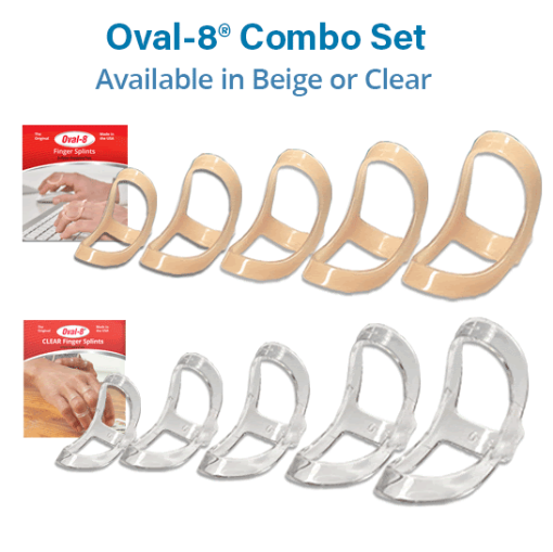 Oval-8 Finger Splint, Combo Pack, Sizes 2, 3, 4, 5 & 6, 5/pk (Not to be sold on any third party online store or site, such as Amazon, Walmart, etc)