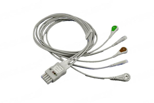 5 Wire ECG Lead Set (Continental US Only) (DROP SHIP ONLY) (Pricing Subject to Change without Notice)