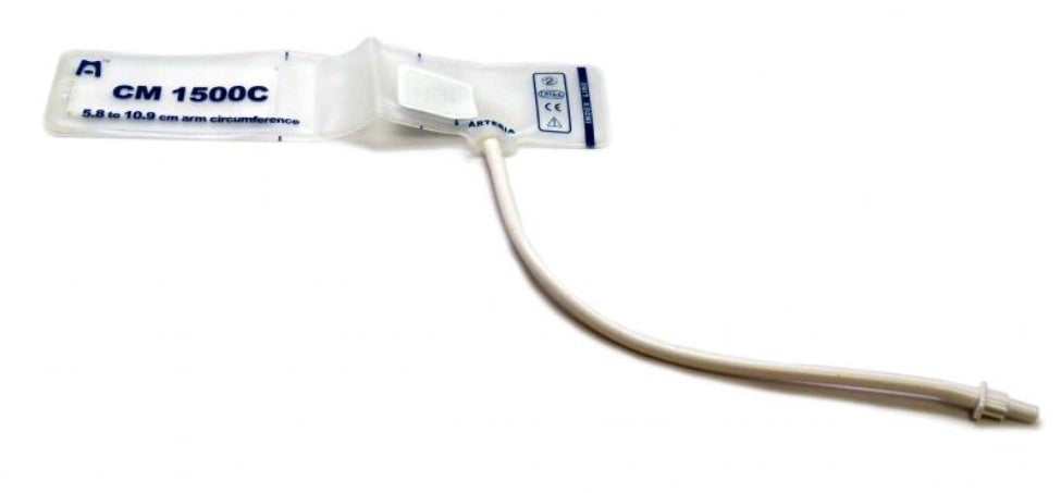 CM1500C Single-Patient Use Cuff, Neonatal, 5.8-10.9cm, 20/bx (Continental US Only) (DROP SHIP ONLY) (Pricing Subject to Change without Notice)