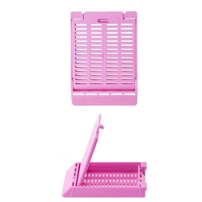 Slimsette Tissue Cassette, 45 Angle, 41mm x 28.5mm x 6mm, Acetal, Lilac, 500/bx, 3 bx/cs
