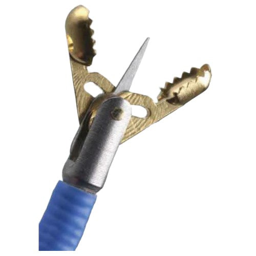 Forceps, Biopsy, Precisor, EXL, Disposable, Channel-Guard Low Friction Shealth, Sterile, Coated, Standard GI, Alligator Cup w/Needle, 2.3mm Jaw O.D., 230cm Shaft Length, Blue, 50/cs
