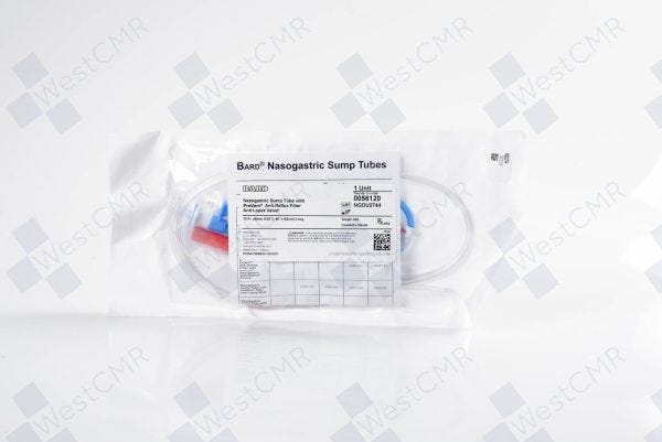 Tube with PREVENT Anti-Reflux Filter, LOPEZ Valve, 12FR, 48", 50/cs (US Only)