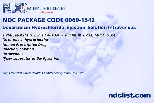 Doxorubicin Hydrochloride, USP, 200 mg/100 ml (2 mg/ml), MDV, 1/bx (Rx) (US Only, Excluding IN and ND) (Product is Non-Returnable)