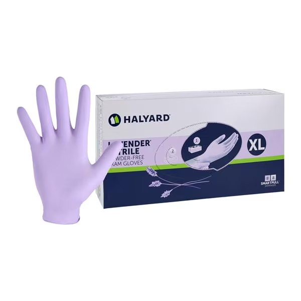 Exam Glove, Nitrile, Lavender, X-Large, 230/bx, 10 bx/cs (52820)