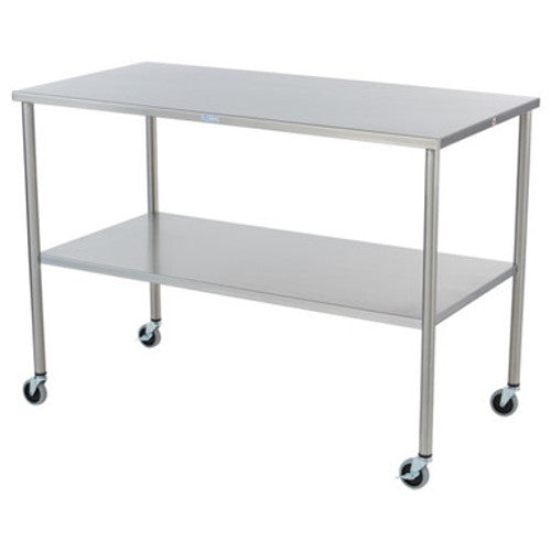 Howard Instrument Table 36"W x 34"H x 20"D w/Shelf (DROP SHIP ONLY)