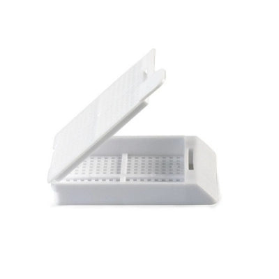 Slimsette II Cassette for Automated Feed Printer with Covers, Biopsy, White, 400/bx 5 bx/cs
