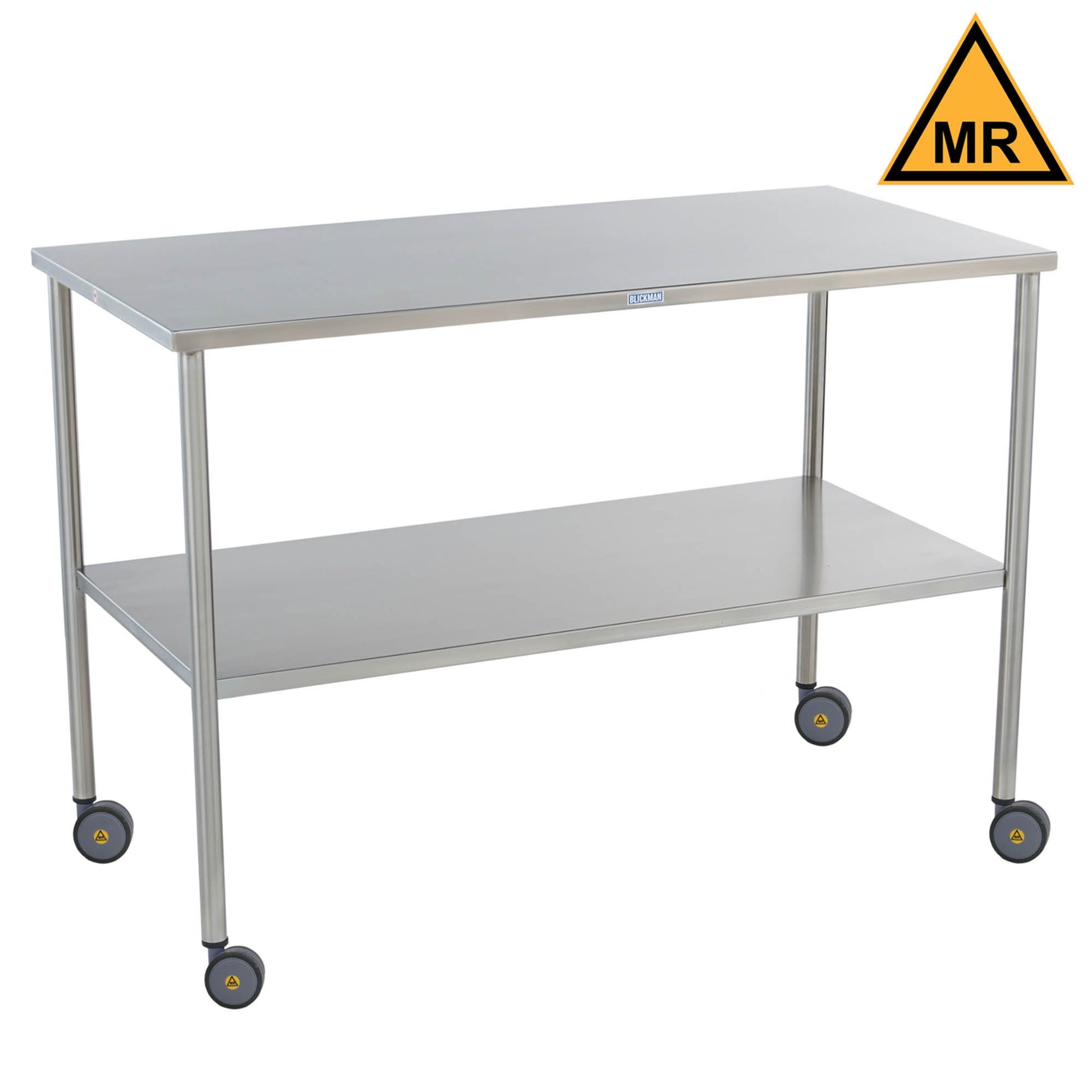 Howard Instrument Table 60"W x 34"H x 24"D On Casters MRI Safe (DROP SHIP ONLY)