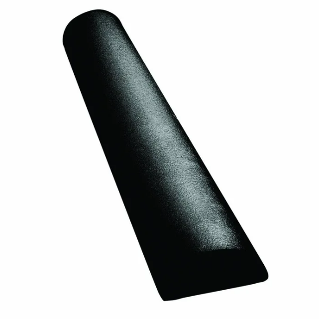 Cando Foam Roll, Half-Round, 6" x 36", Black (US Only)
