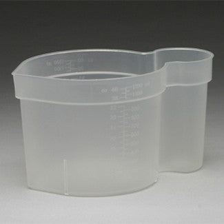 Piston Syringe, Graduated & Stackable, 40 oz, Translucent, 60/cs
