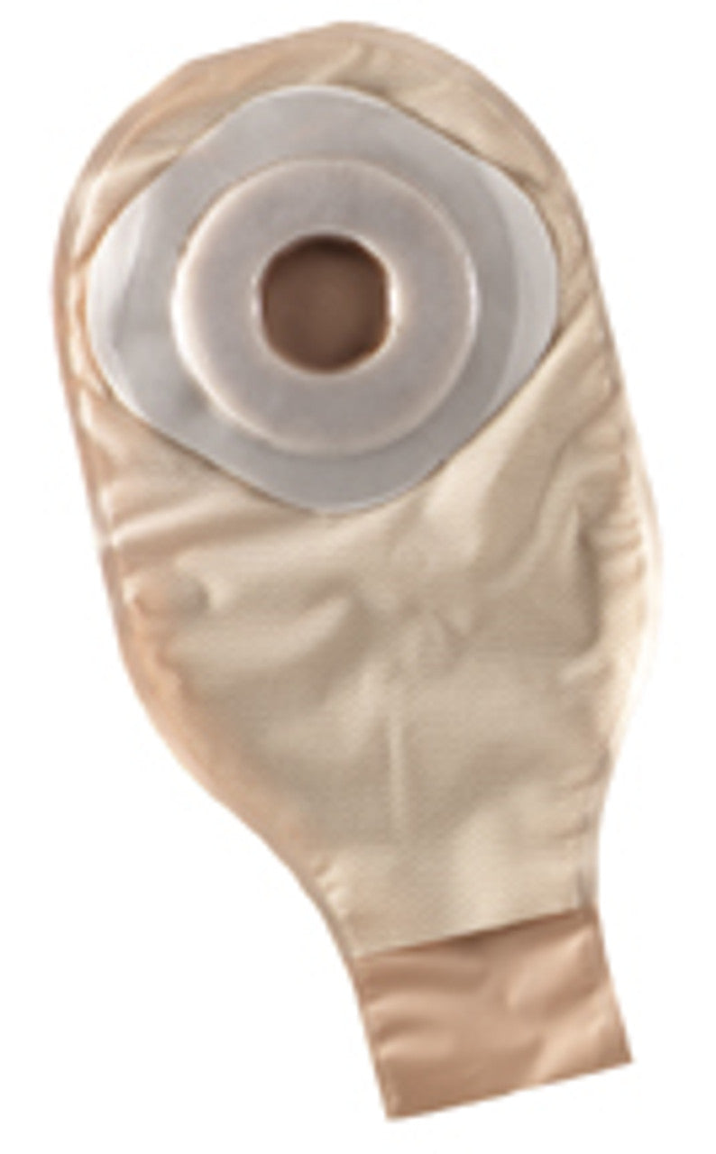 One-Piece Drainable Pouch with Precut Stomahesive Skin Barrier, Tape Collar, 12" Pouch with 1-Sided Comfort Panel, Tail Clip, Opaque, 2 1/2" Stoma Opening, 20/bx (Continental US Only)
