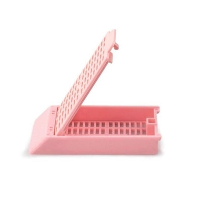 Histosette II Cassette for Manual Feed Printer with Covers, Tissue, Disposable, Pink, 500/bx, 2 bx/cs