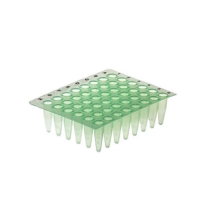 96 Thin Walled PCR Plate, 0.2mL, Green, 10/bg, 5 bg/cs