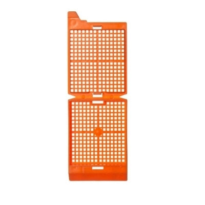 Unisette Biopsy Cassette, Quickload 45 Angle Stack (Taped), Biopsy, Orange, Bulk, 1000/cs