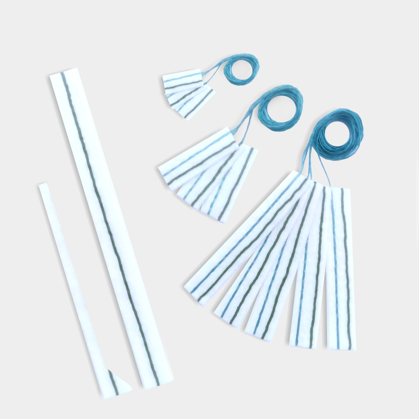 Sythetic Neurological Sponges, Strung, Sterile, 1/2x1/2in, 10/pch, 10pch/cs
