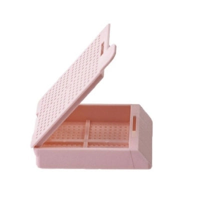 Swingsette Biopsy Cassette, 45 Angle, Acetal, Base & Lid Packaged Separately, Pink, Bulk, 1000/cs