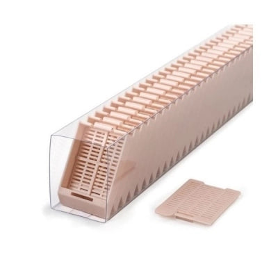 Swingsette Tissue Cassette, Quickload Sleeve, 45 Angle, Acetal, Pink, Bulk, 750/cs
