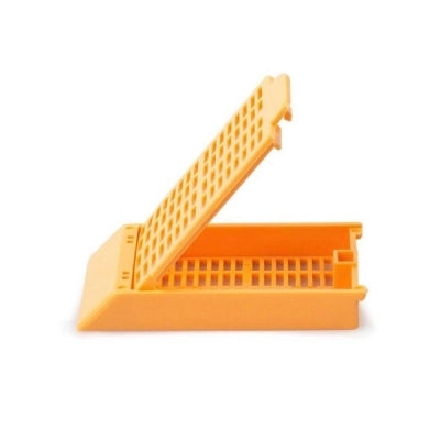 Histosette II Cassette for Manual Feed Printer with Covers, Tissue, Disposable, Peach, 500/bx, 2 bx/cs