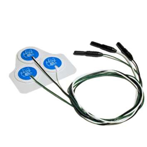 Radio Translucent, Neonatal Pre-Wired, 3 Lead ECG Electrodes, AAMI, 18" (45.7cm), 2/pk, 100pks/bx (Continental US Only) (DROP SHIP ONLY) (Pricing Subject to Change without Notice)
