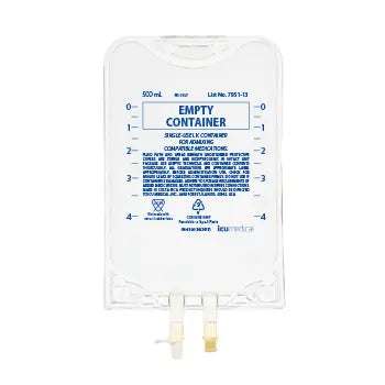 Empty IV Bag, 500 ml, 48/cs (US Only)
