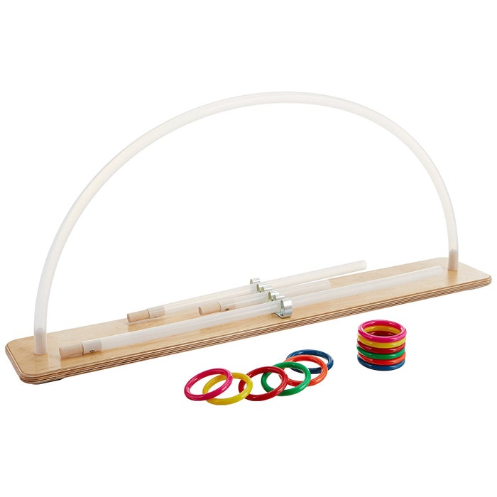 Graded ROM Arc, Arc adjusts to 15", 20", 25" or 30" Heights, Plastic Tube 3/4", Base measures 36" x 3/4" x 6", Includes (12) Rings, Latex-Free (LF) (US Only)