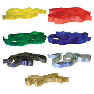 Resistance Band, Consecutive Loops, 25 Yard Dispenser Box, Gold/ Max, Latex-Free (LF), 6/cs (091314) (Legacy# 12727) (US Only)