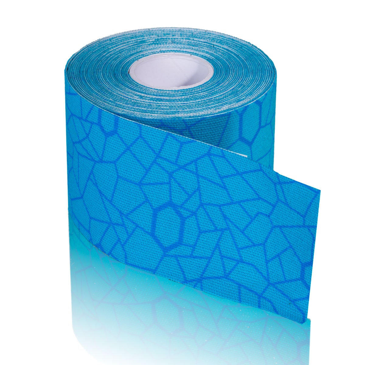 Kinesiology Tape, Standard Continuous Roll, Dispenser Box, 2" x 16.4ft, Blue/ Blue Print, Latex-Free, 24/cs (091288) (Legacy# 12746) (US Only)