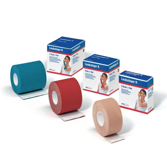 Leukotape K, 2in x 5.4yd, Tan, 5/pk