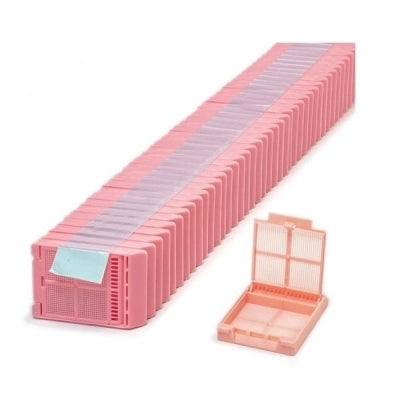 Micromesh  Quickload Cassette Stacks for Robotic Feed Printer, Biopsy, Pink, 2000/cs