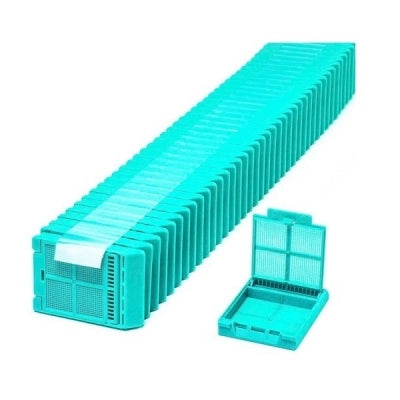 Micromesh  Quickload Cassette Stacks for Robotic Feed Printer, Biopsy, Aqua, 2000/cs