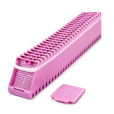 Histosette II, Base Only Cassettes for Label Machine, Biopsy, Lilac, (lid sold separately), 50/ea, 40 ea/cs