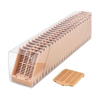 Histosette II Cassettes in Quickload Sleeves, Tissue, Tan, (cassettes and lids packaged separately), 750/cs