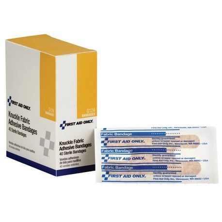 Fabric Knuckle Bandages, 40/bx  (DROP SHIP ONLY - $150 Minimum Order)