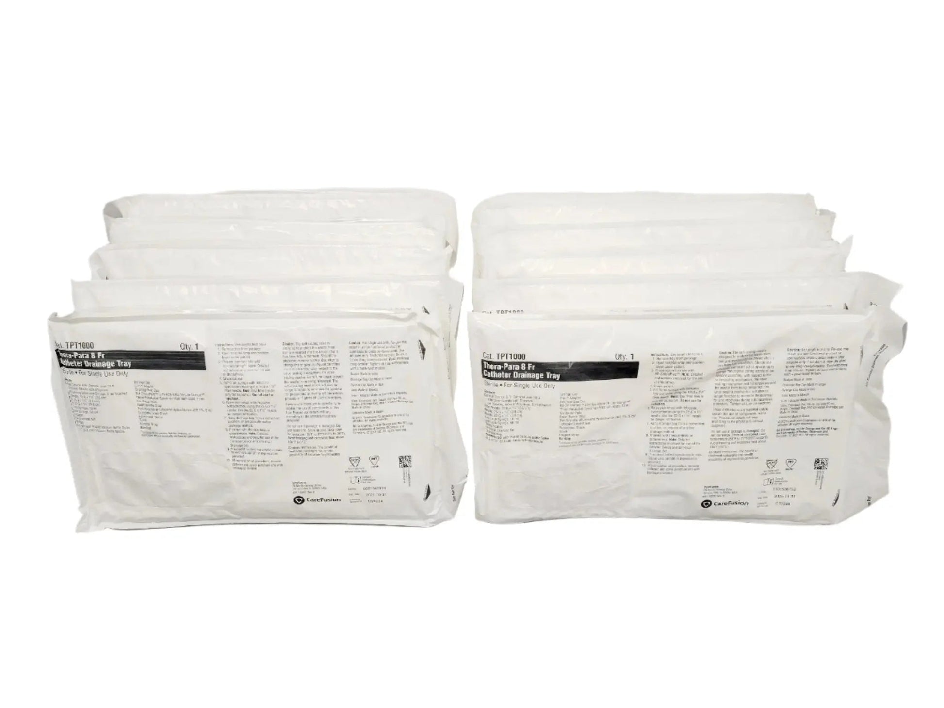 Safe-T Plus Catheter Drainage Tray, 8FR, 18G, 10/cs (Rx) (Temp Sensitive; Non-Returnable) (Continental US Only, Excluding IN and ND) (Drop Ship Requires Pre-Approval)