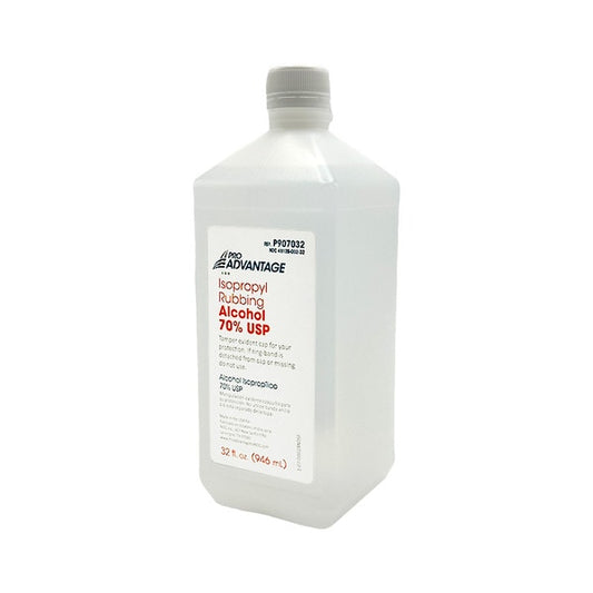 Isopropyl Rubbing Alcohol 70%, 32 oz, 12/cs (84 cs/plt) (Not Available for sale into Canada) (Short-Dated, Minimum Expiry Lead is 60 days; Non-returnable; Non-refundable) (Item is considered HAZMAT and cannot ship via Air or to AK, GU, HI, MP, PR, VI)