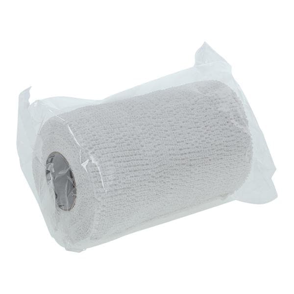 Self-Adherent Wrap, 4" x 6 yds, White, Latex, 12 rl/cs