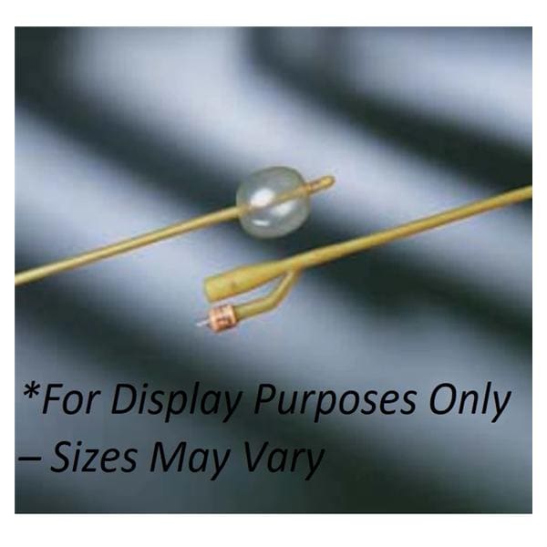 Foley Catheter, 12FR, 5cc, Latex (Tiemann Model), 12/cs (US Only)