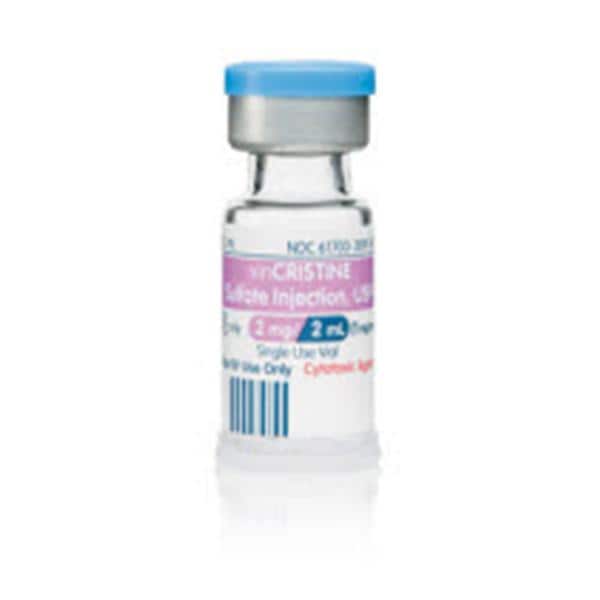Vincristine Sulfate Injection, USP, Preservative Free, 1 mg/ml, 2 ml Vial, Single Dose, Onco-Tain Glass Fliptop Vial (Rx) (Item is Non-Returnable) (We must have your Wholesale Drug License on File before shipping this product) (US Only, Excluding IN and ND)