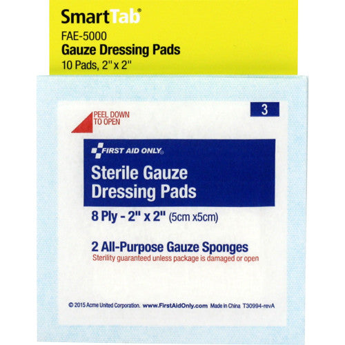 Sterile Gauze Pads, 3"x3", 20/bx  (DROP SHIP ONLY - $150 Minimum Order)
