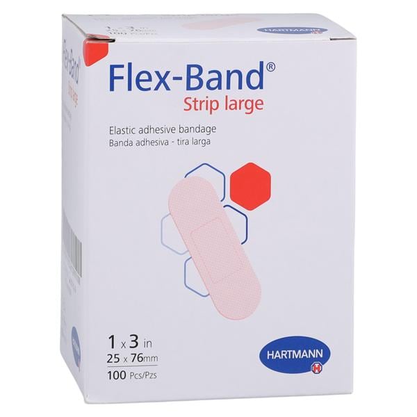 Strip Bandage, 1" x 3" Large, 100/bx, 24 bx/cs