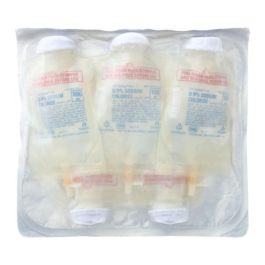 0.9% Sodium Chloride Injection, USP, 100 ml ADD-Vantage Flexible Container, 50/cs (Rx) (Item is Non-Returnable) (We must have your Wholesale Drug License on File before shipping this product) (US Only, Excluding IN and ND)