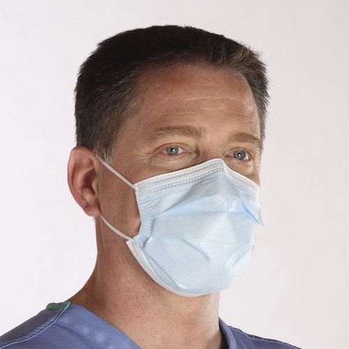 Mask, ProGear Standard, Disposable, Isolation, Ear-Loop, Blue, 50/bx, 10 bx/cs