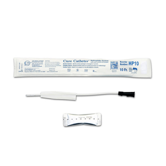 Catheter, Pediatric, Hydrophilic Coated, Single-Use, 10", Straight Tip, 10FR, 30/bx, 10 bx/cs (Continental US Only)