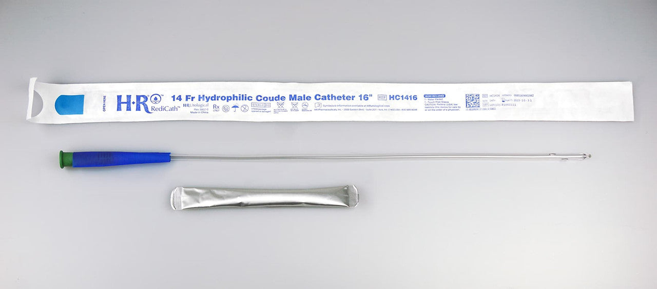 RediCath hydrophilic Coude Catheter, 10fr, 16", 30/bx, 10bx/cs
